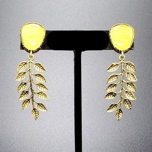 Trendy Matt Golden Drop Earrings (SOLD!!)